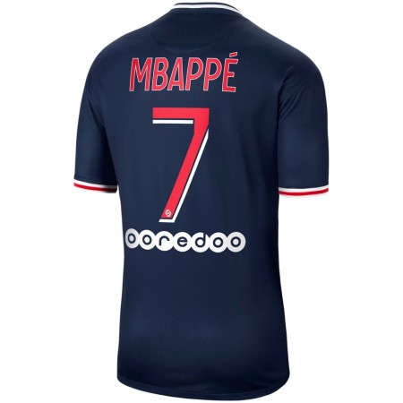 Billiga Fotbollströjor Paris Saint-Germain Kylian Mbappe 7 Hemma tröja 2020/21 Kortärmad